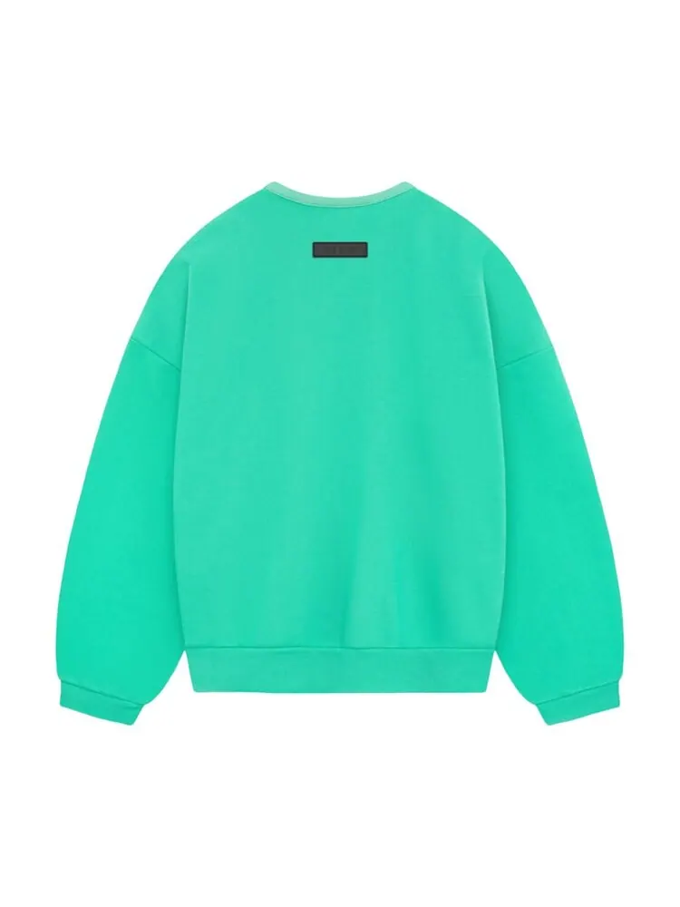 Толстовка Fear of God Essentials Kids Crewneck — изображение 2 из 2, мятный