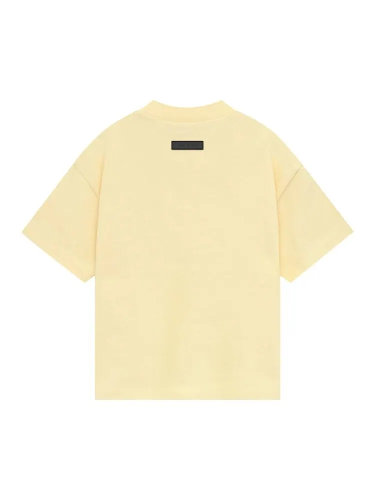 Футболка Fear of God Essentials Kids Heavy Jersey Short-Sleeve Tee — изображение 2 из 2, желтый