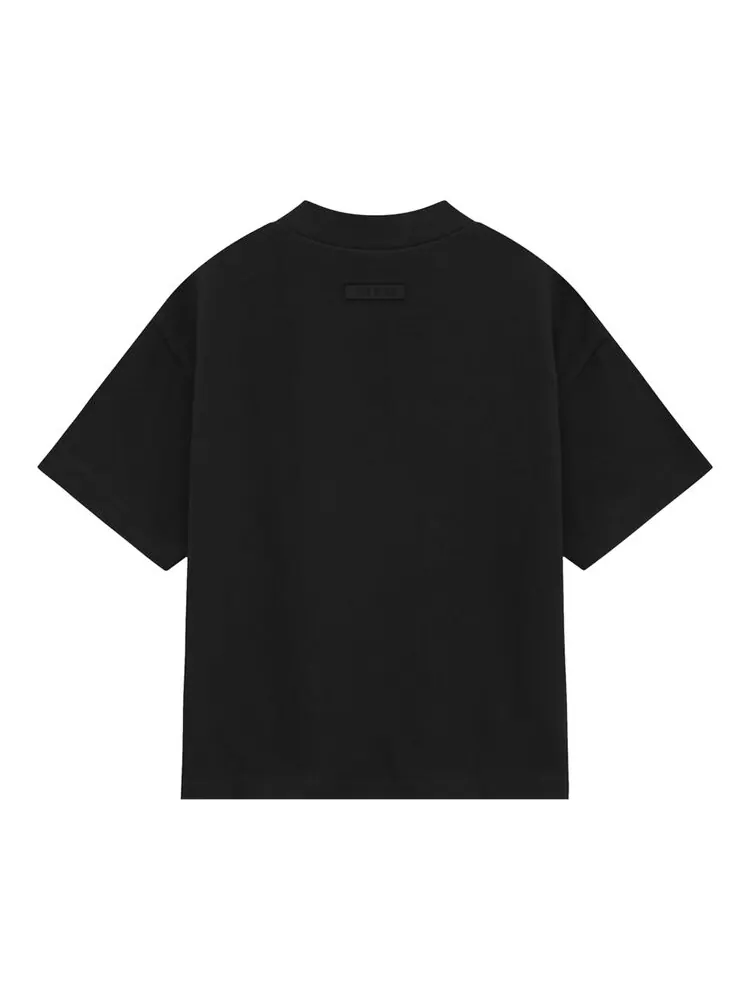Футболка Fear of God Essentials Kids Heavy Jersey Crewneck T-Shirt — изображение 2 из 2, черный