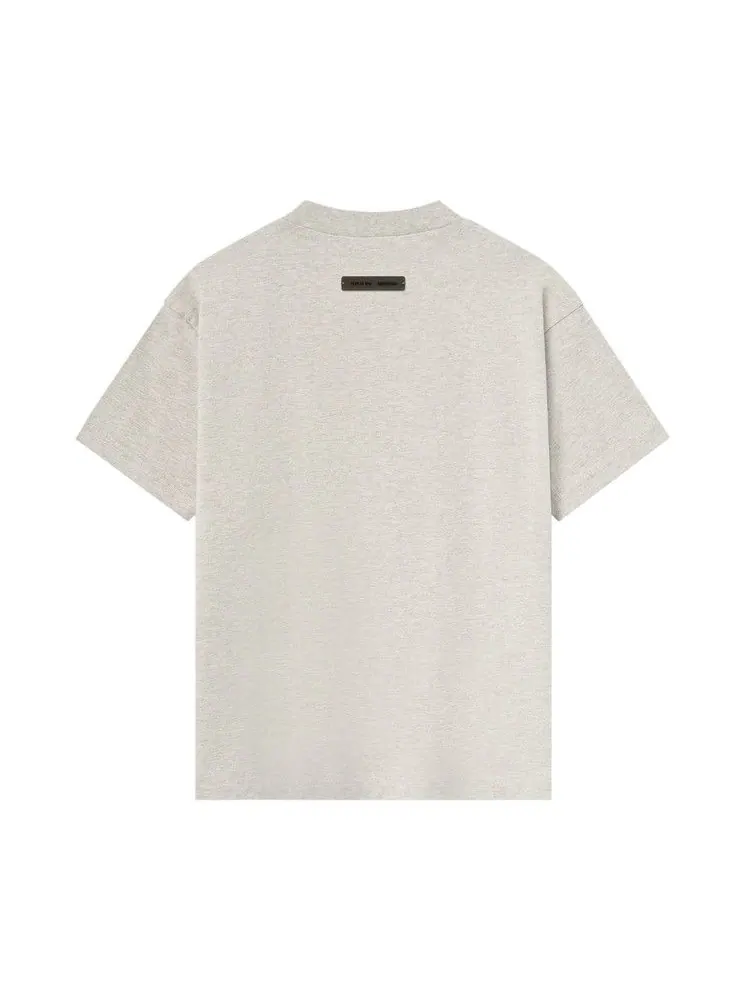 Футболка Fear of God Essentials Kids Classic Crewneck T-Shirt, Heather Stone — изображение 2 из 2, серый