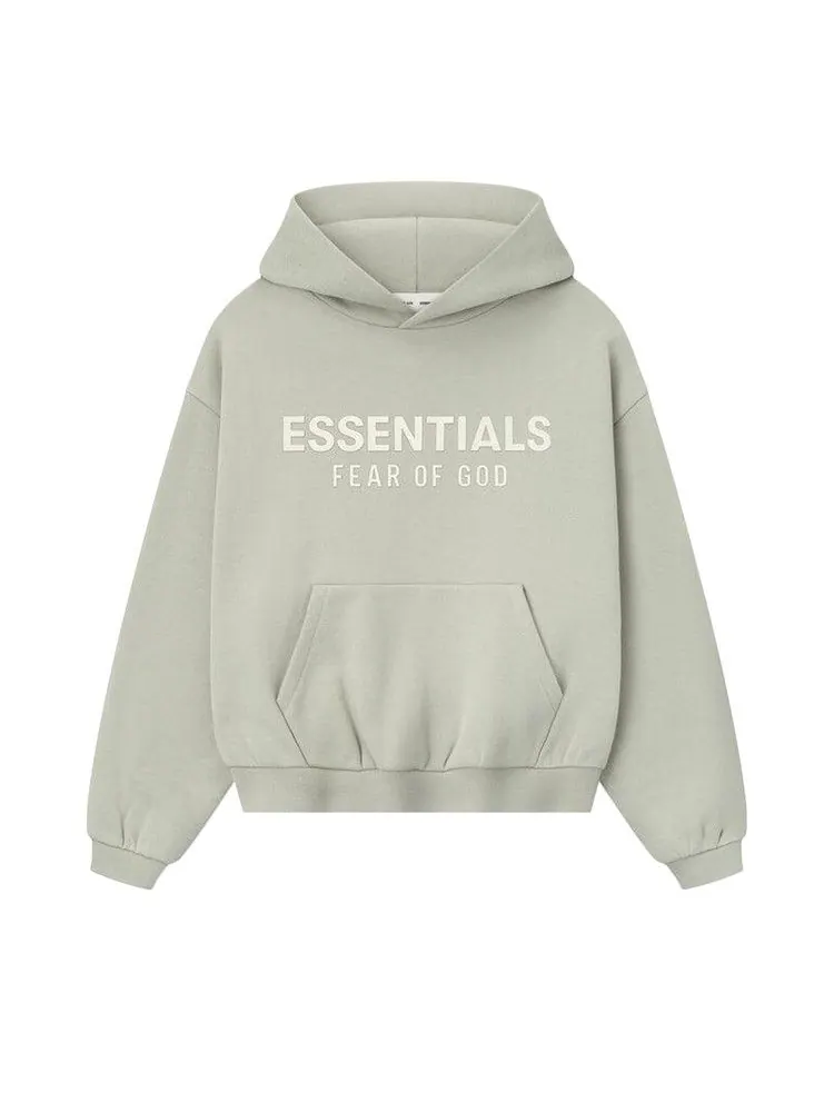 Худи Fear of God Essentials Kids Fleece Hoodie — изображение 1 из 2, камень абби