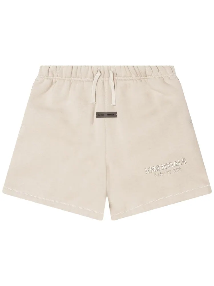 Детские флисовые футбольные шорты Fear of God Essentials — изображение 1 из 2, серый
