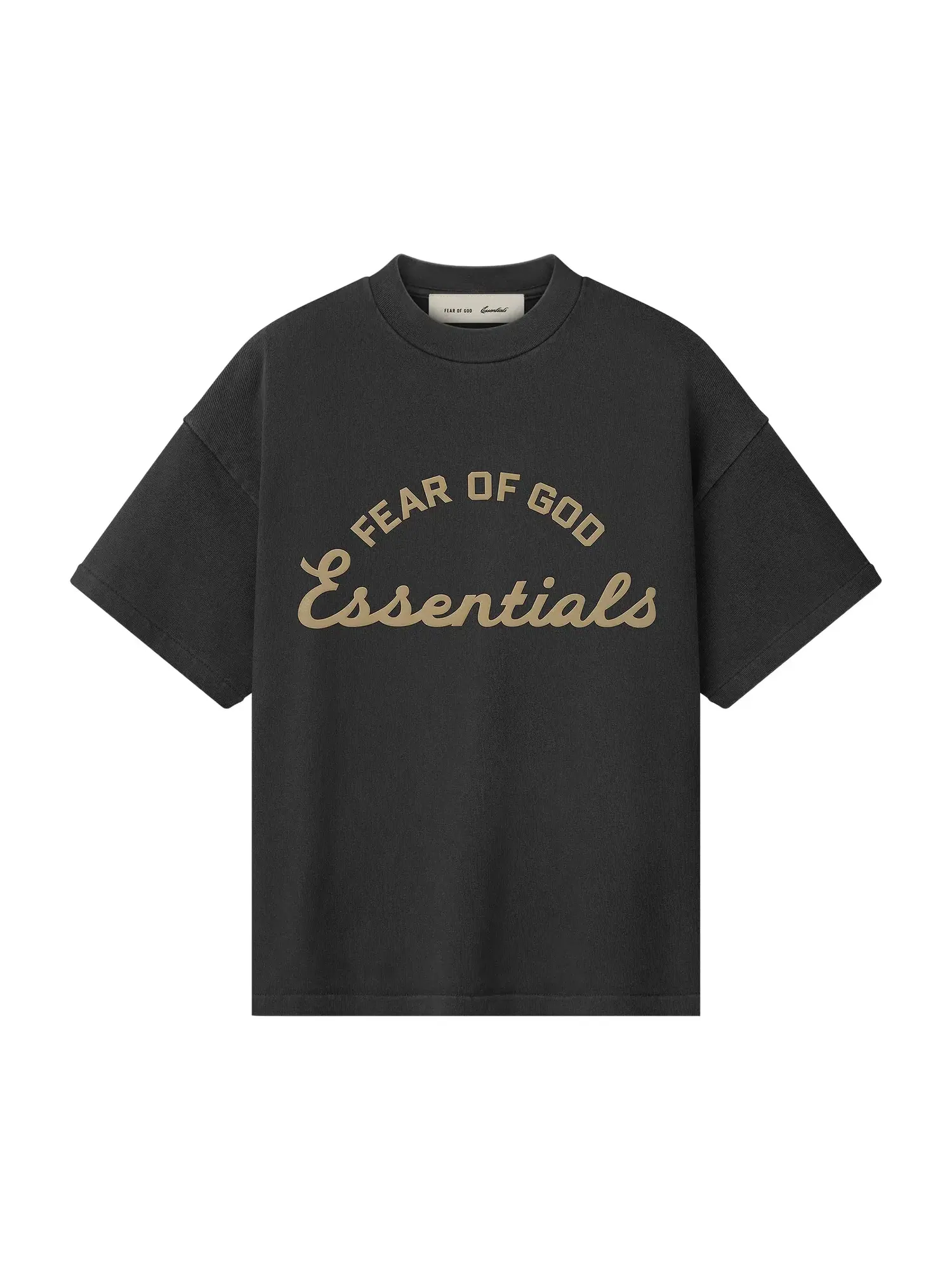 Футболка с коротким рукавом Fear of God Essentials в стиле 90-х — изображение 1 из 2, черный