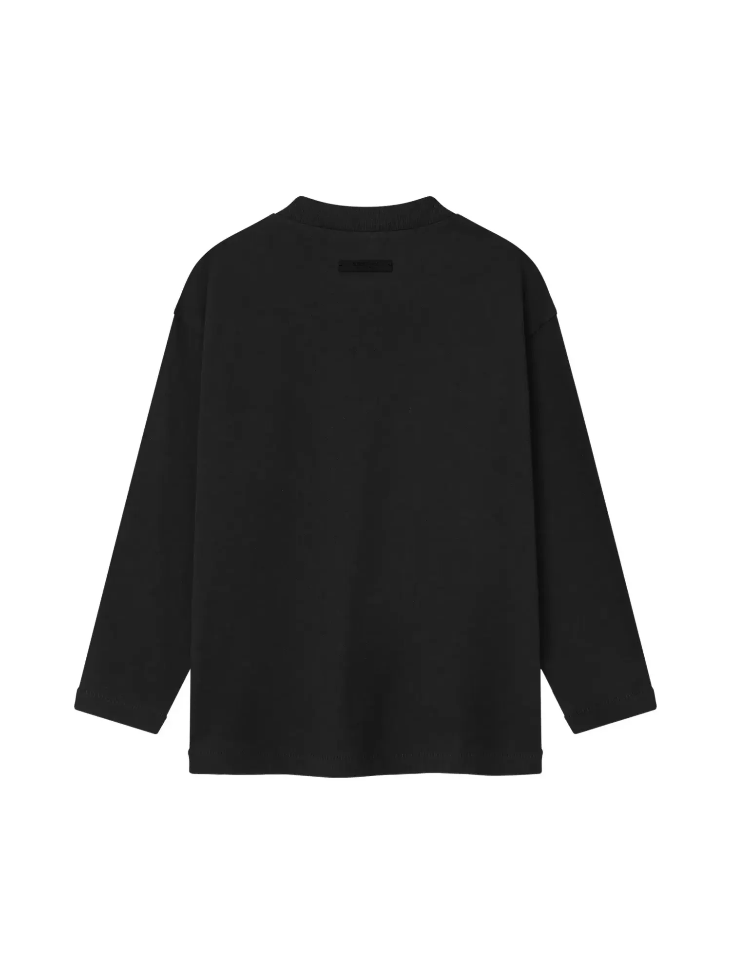 Классическая футболка с длинным рукавом Fear of God Essentials — изображение 2 из 2, винтажный черный