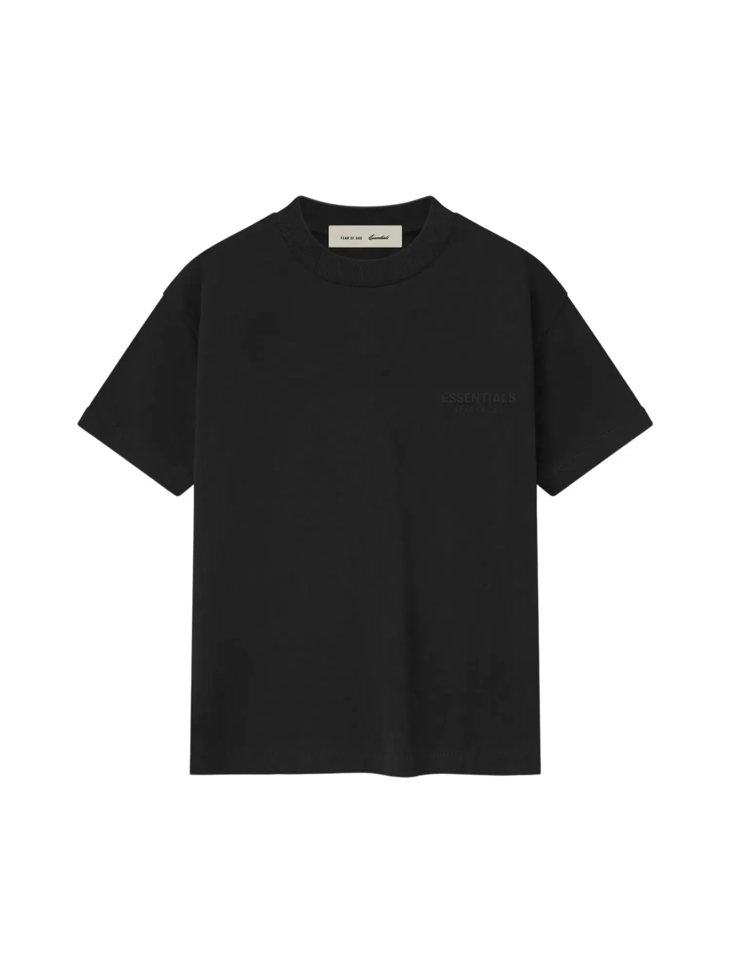 Футболка Fear of God Essentials Classic Tee — изображение 1 из 2, винтажный черный