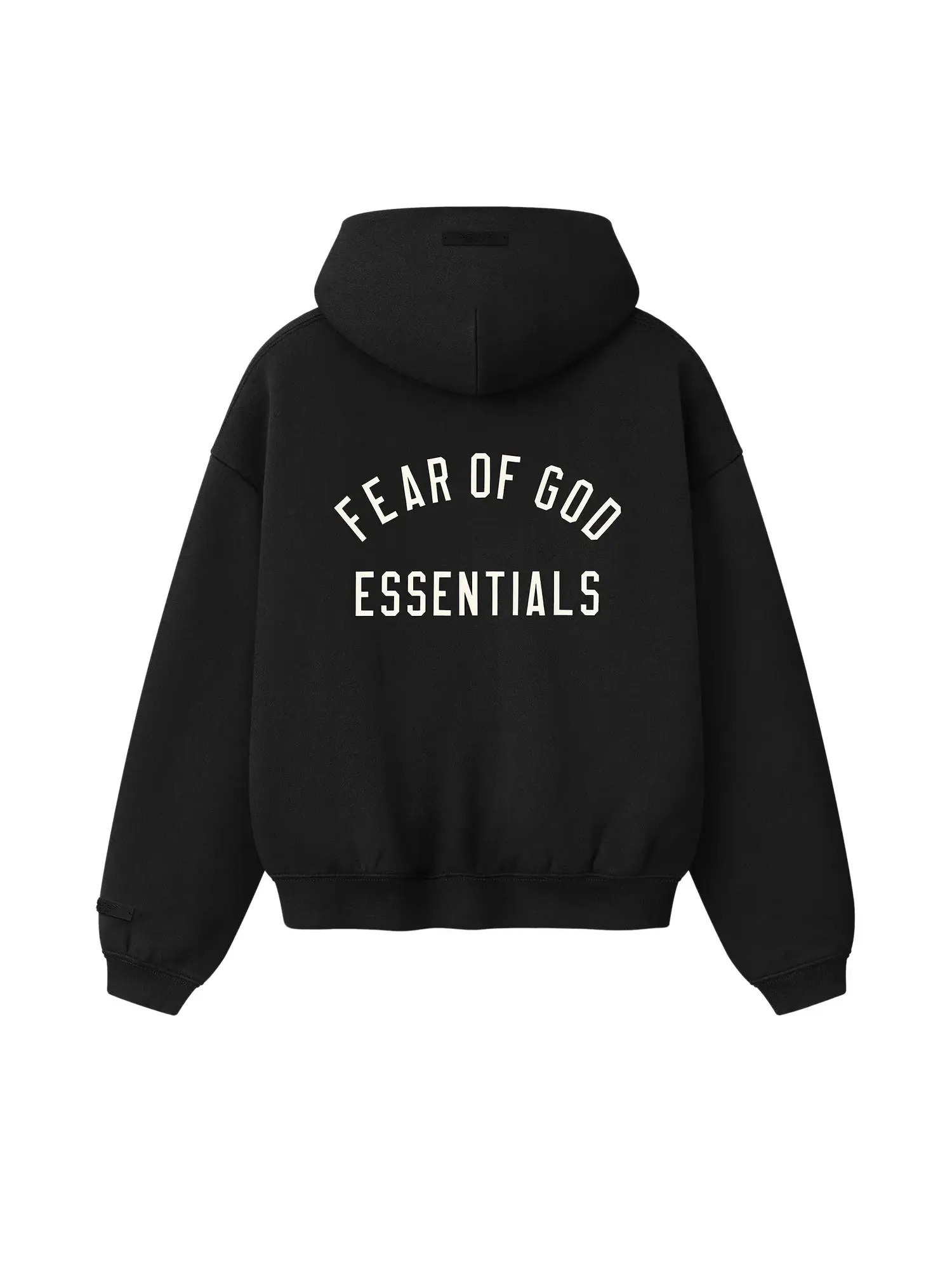 Классическая толстовка на молнии Fear of God Essentials — изображение 2 из 2, винтажный черный