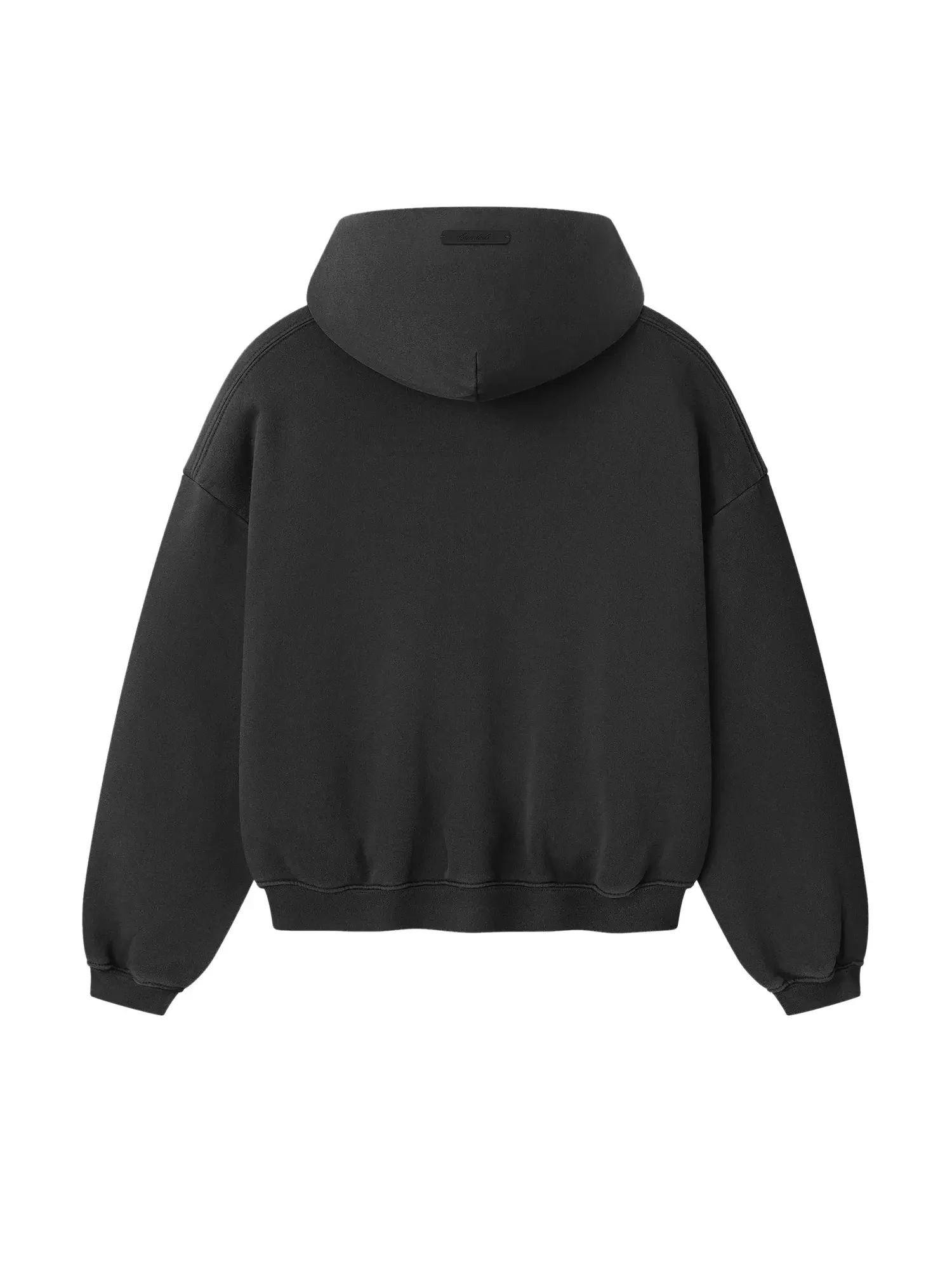 Худи Fear of God Essentials в стиле 90-х — изображение 2 из 2, черный