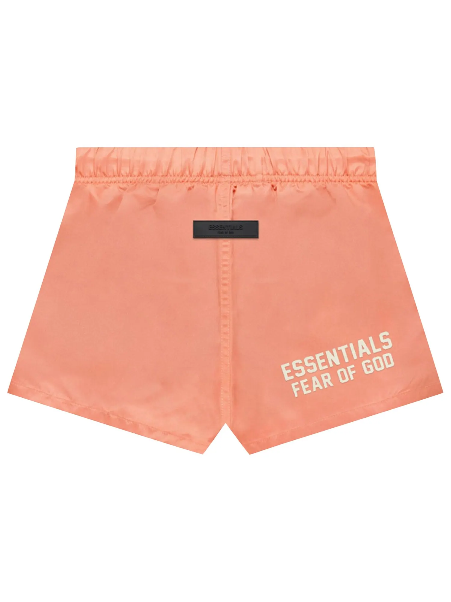 Нейлоновые шорты для бега Fear of God Essentials, цвет Коралл