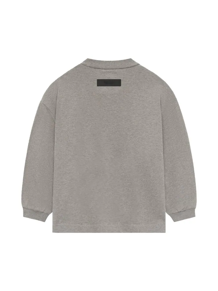 Футболка Fear of God Essentials Kids Long-Sleeve Tee — изображение 2 из 2, серый