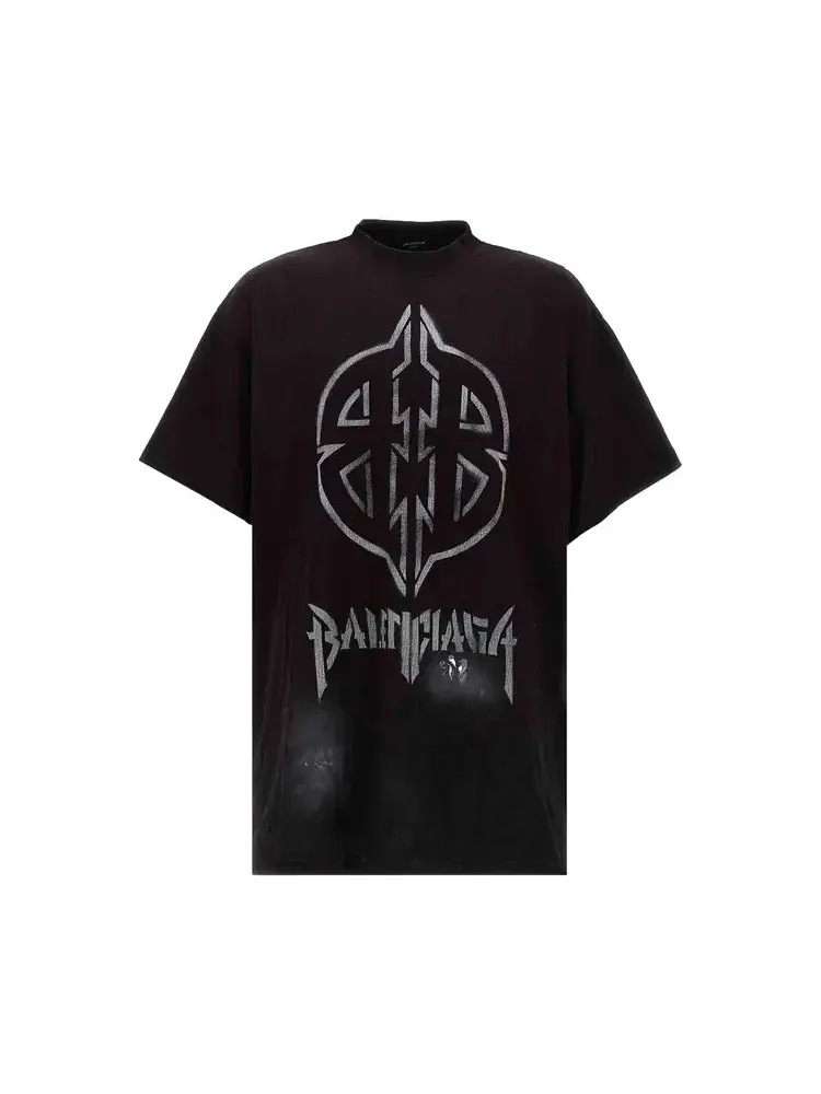 Футболка Balenciaga Oversized Metal Stencil