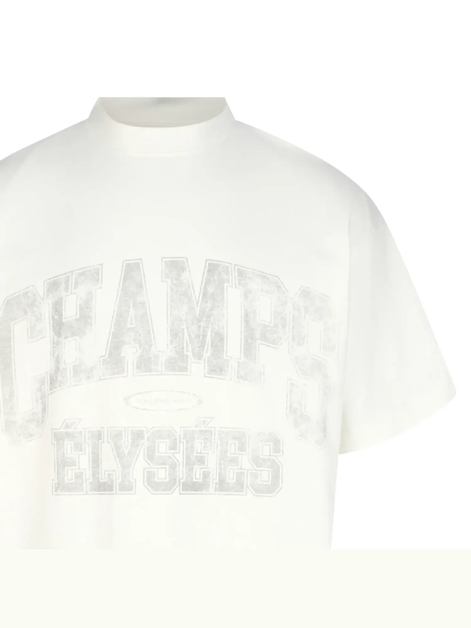 Футболка Balenciaga Champs-Elysees Oversized — изображение 3 из 3, белый