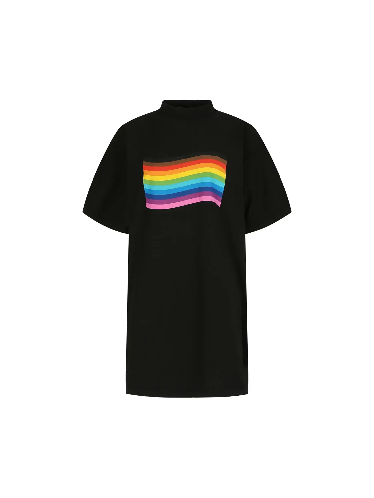 Футболка Balenciaga Inside Out с радужным флагом