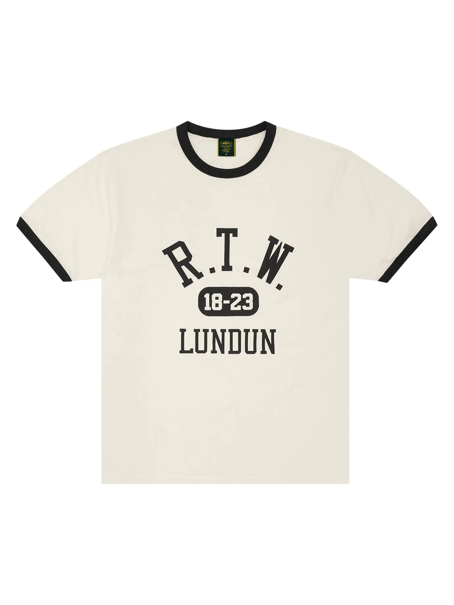 Футболка Corteiz College Ringer Off White — изображение 1 из 1, белый