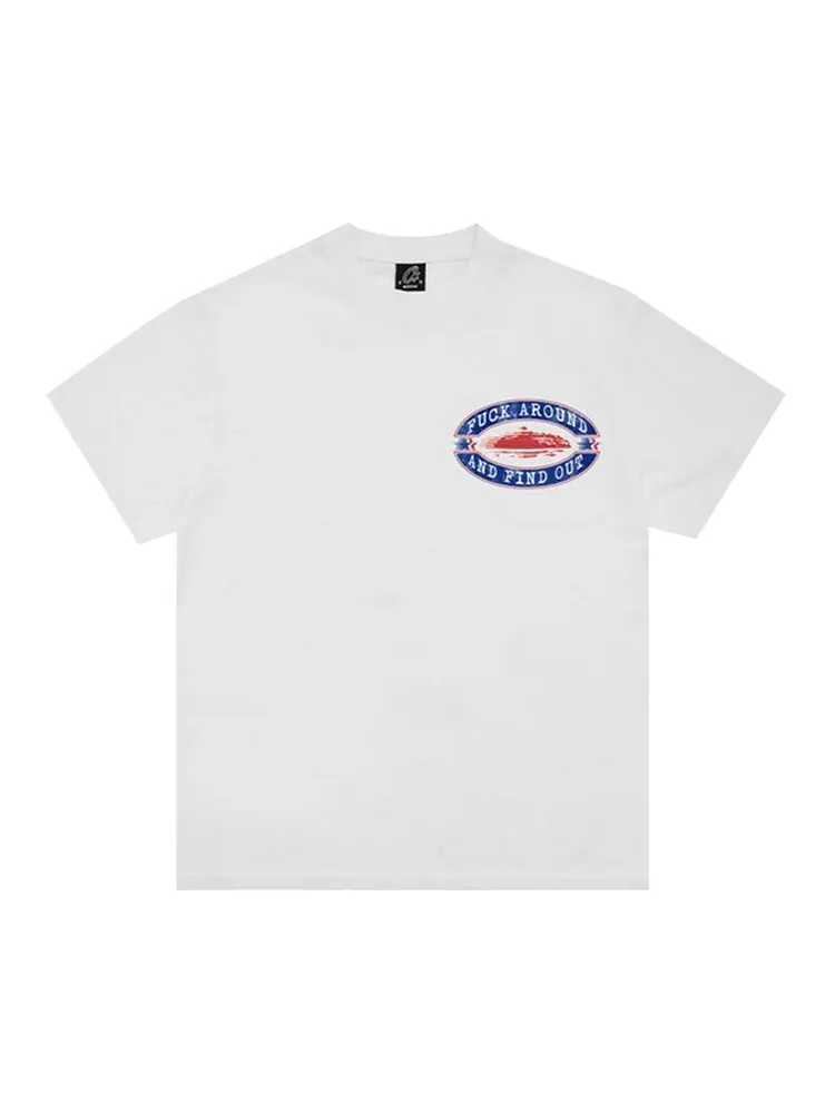 Футболка Corteiz Fuck Around *New Blank* 'White' — изображение 1 из 2, белый