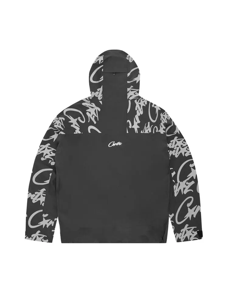 Куртка Corteiz Elitework Waterproof Shell 'Black' — изображение 2 из 2, черный