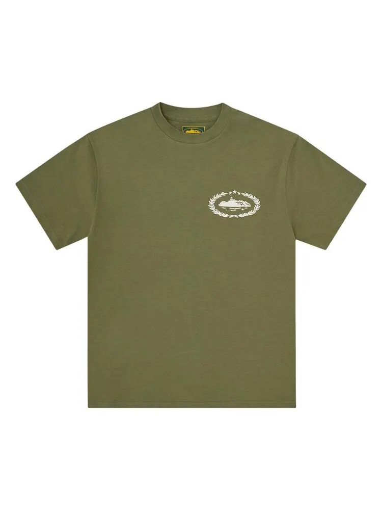 Футболка Corteiz CRTZ Royale Heavyweight Tee Olive — изображение 1 из 2, оливковый