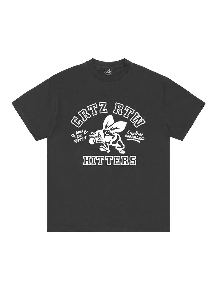 Футболка Corteiz CRTZ The Hitters Tee — изображение 1 из 1, черный