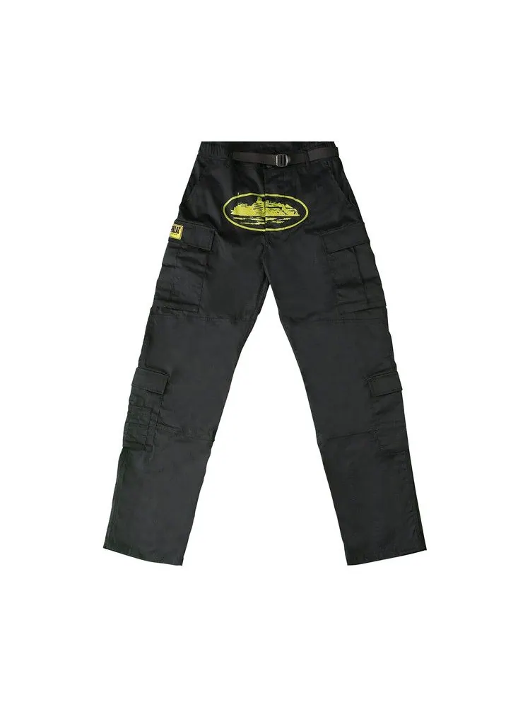 Брюки Corteiz Yella Guerillaz Cargos — изображение 1 из 2, черный/желтый