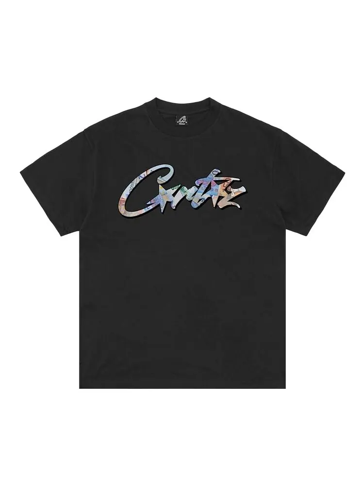 Футболка Corteiz Allstarz Euros Tee New Blank — изображение 1 из 1, черный