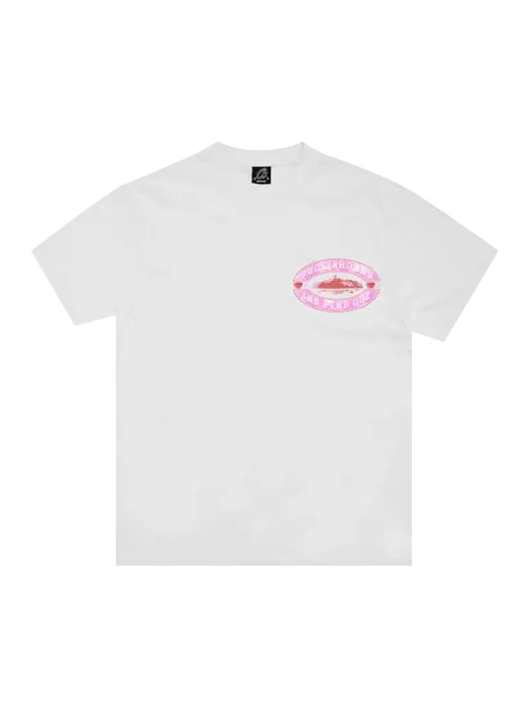 Футболка Corteiz Fuck Around Tee — изображение 1 из 2, белый/розовый