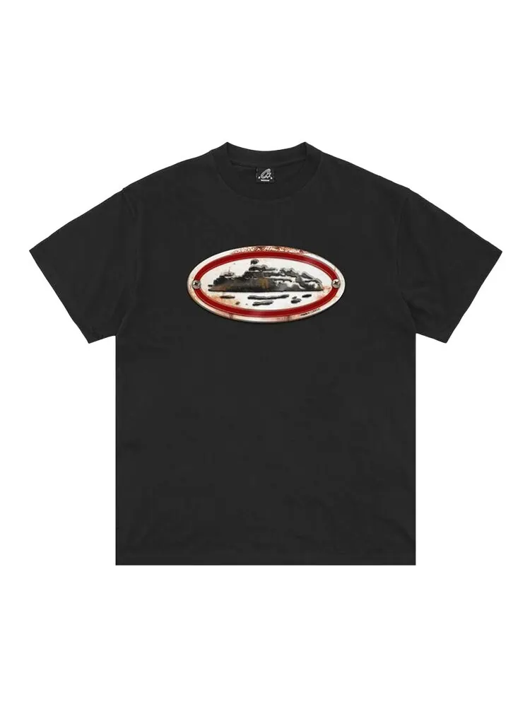 Футболка Corteiz Rusty Alcatraz Tee New Blank — изображение 1 из 1, черный