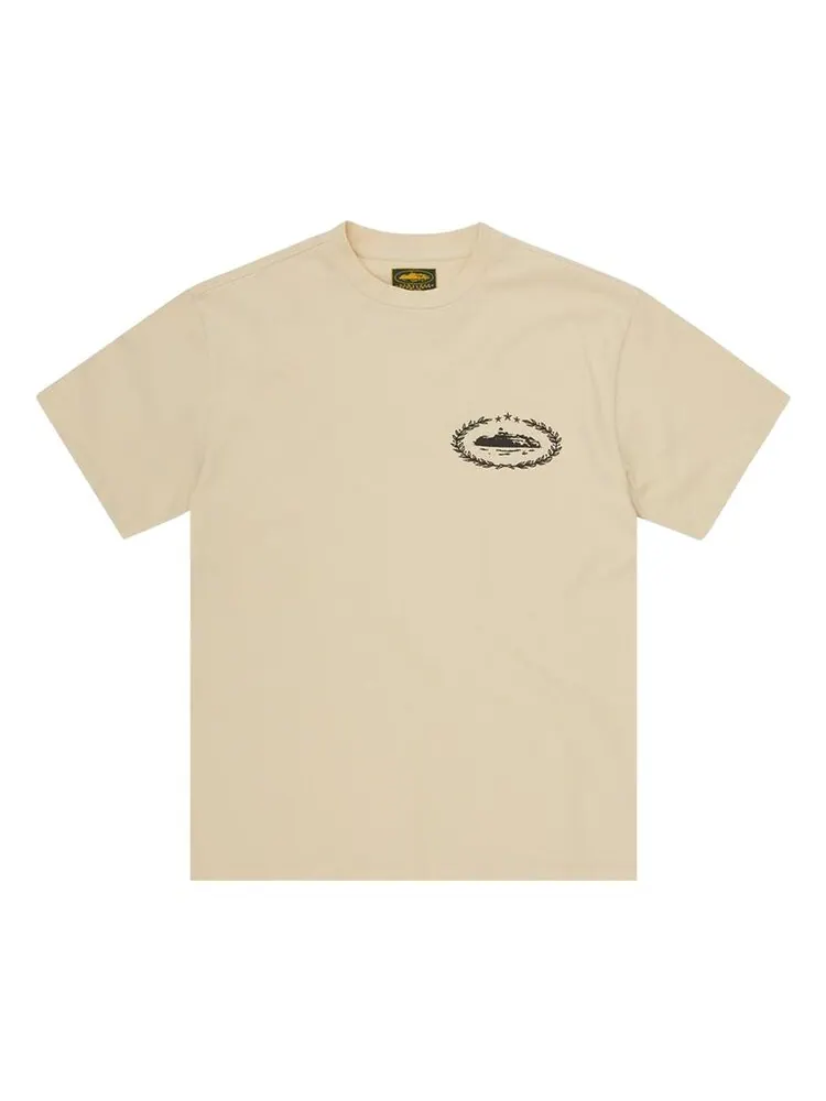 Футболка Corteiz Royale Heavyweight Tee — изображение 1 из 2, бежевый