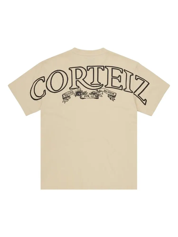 Футболка Corteiz Royale Heavyweight Tee — изображение 2 из 2, бежевый