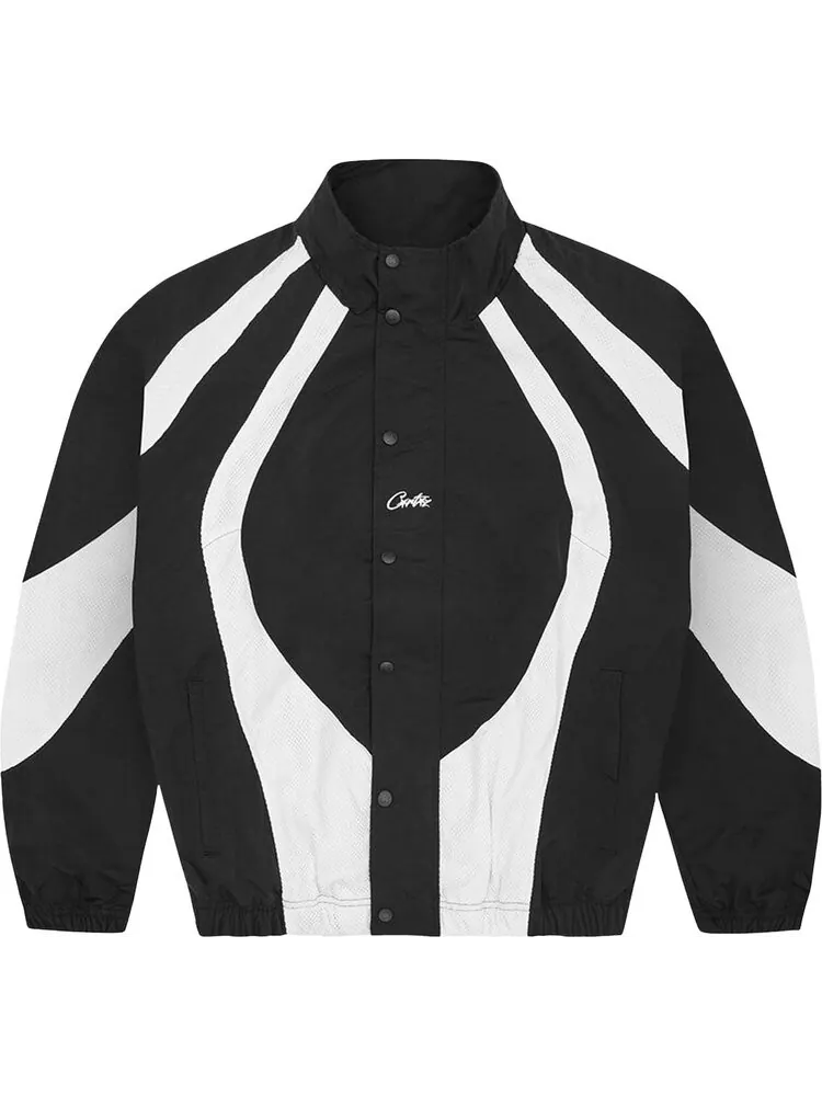 Куртка Corteiz Vertigo Shuku 'Black/White' — изображение 1 из 2, черный