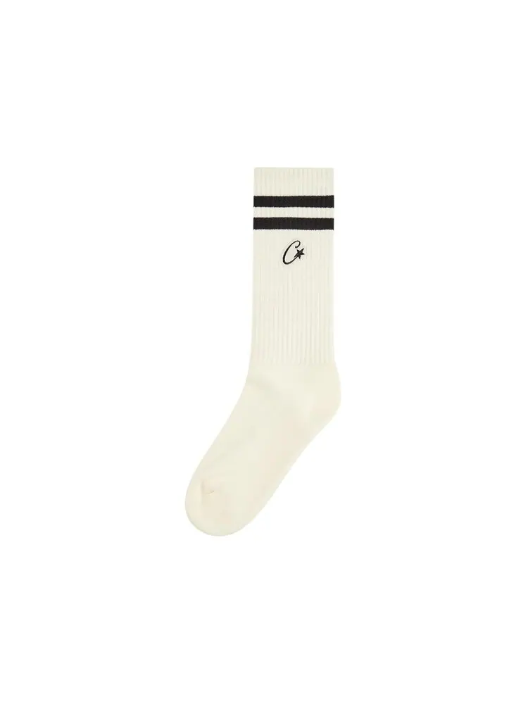 Носки Corteiz Patch Socks — изображение 1 из 1, белый/черный