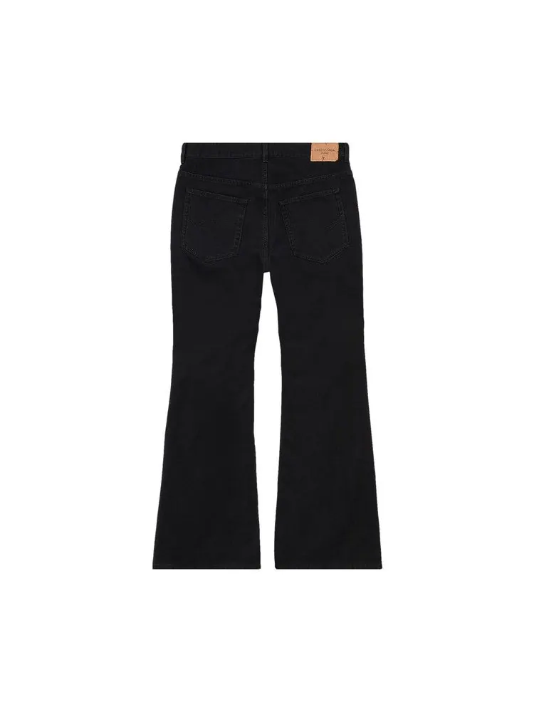 Брюки Balenciaga Flared Pants — изображение 2 из 2, черный