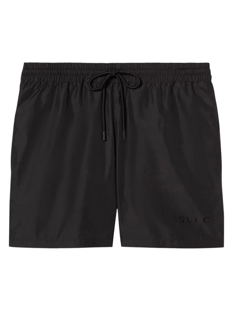 Шорты для плавания Gucci Technical Poplin — изображение 1 из 1, черный