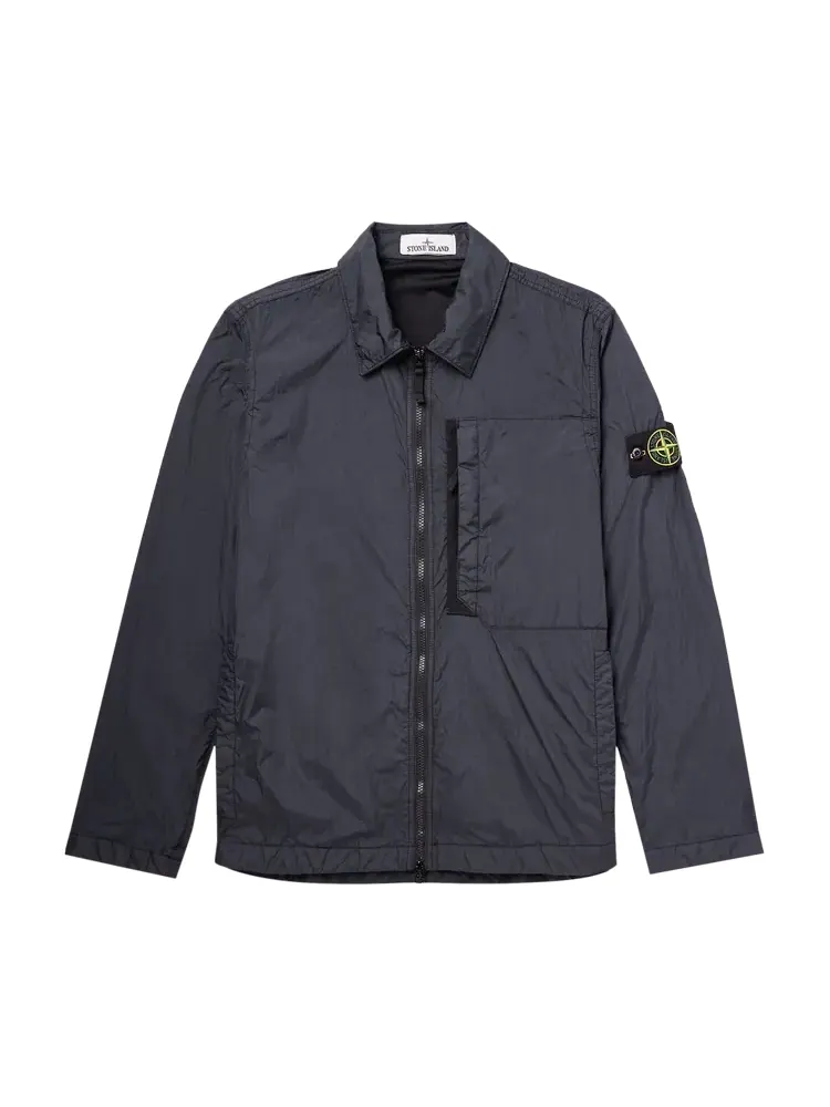 Куртка Stone Island Compass Patch Collared Zip Up 'Navy Blue'