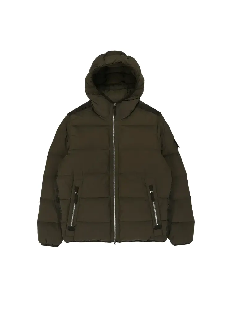 Пальто Stone Island Feather Down Hooded 'Olive'