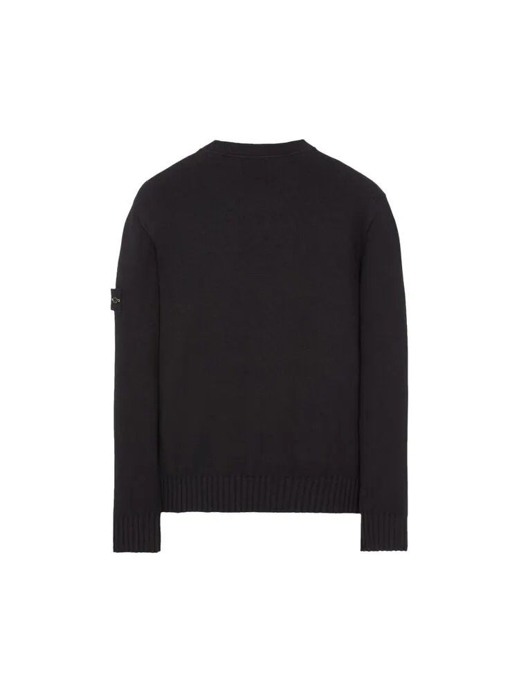 Джемпер Stone Island Logo Patch Crewneck Jumper — изображение 2 из 3, черный