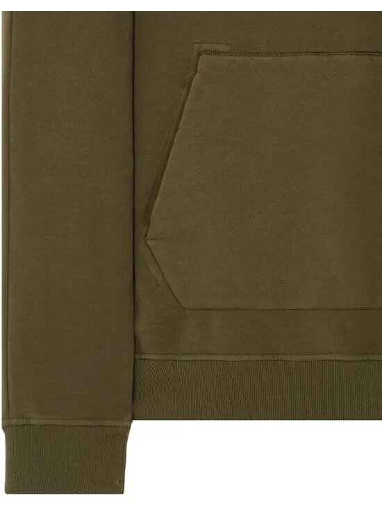 Толстовка Stone Island Logo Patch — изображение 4 из 4, оливковый