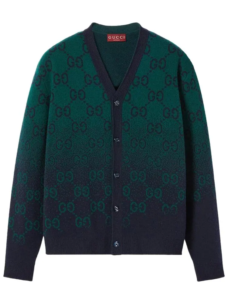 Кардиган Gucci Degrade Jacquard Cardigan