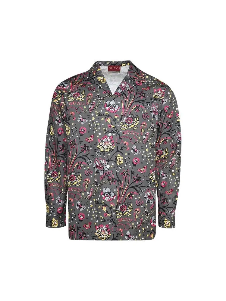 Рубашка Gucci Floral Punk Print