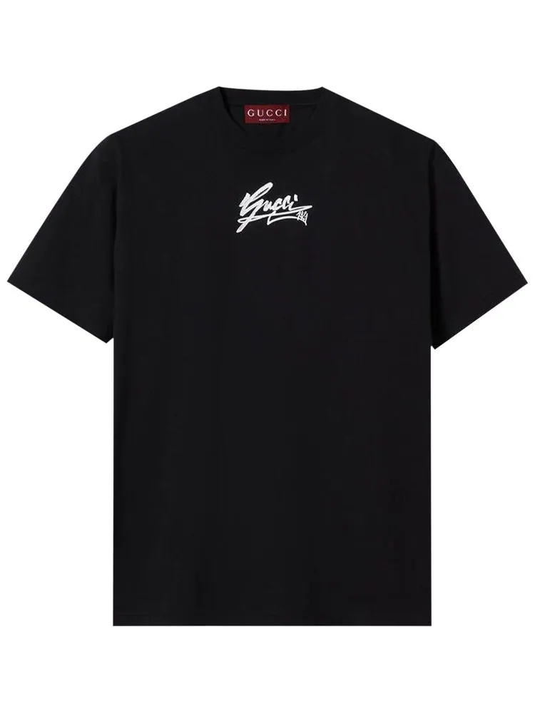 Футболка Gucci Jersey T-Shirt 'Black'