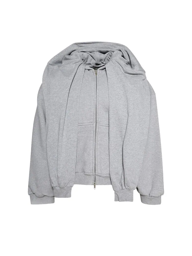 Худи Balenciaga Incognito Hoodie Heather Grey