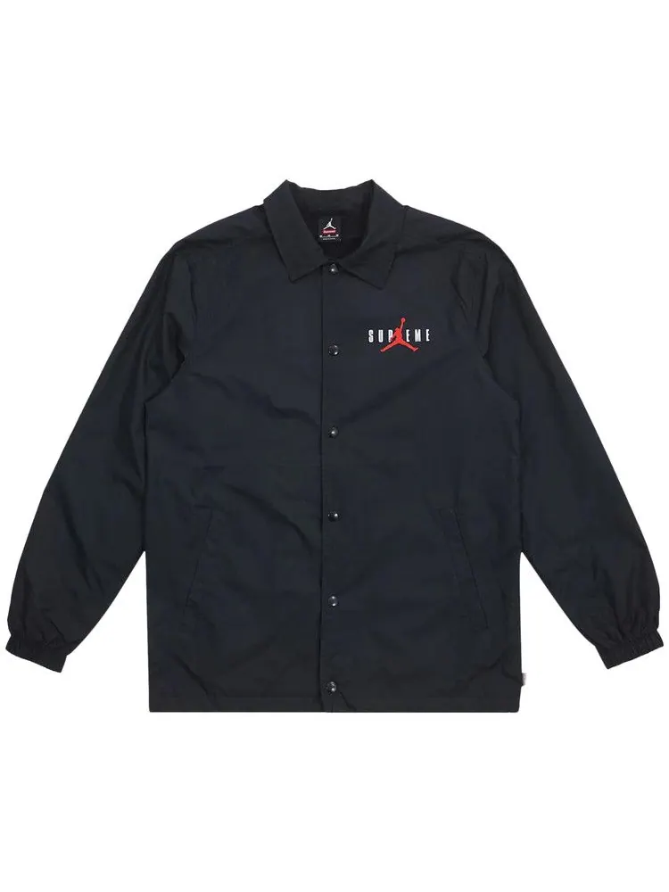 Куртка Supreme x Jordan Coaches Jacket — изображение 1 из 1, черный