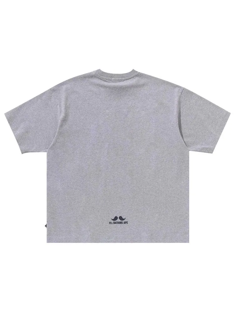 Футболка BAPE Logo Tee — изображение 2 из 3, серый