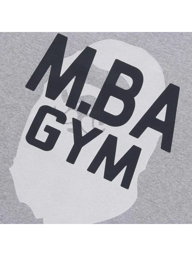 Футболка BAPE Logo Tee — изображение 3 из 3, серый