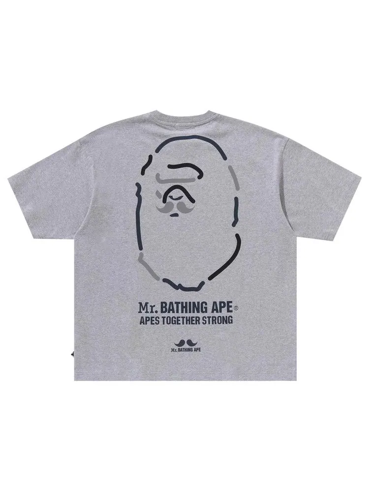 Футболка BAPE 93 Tee — изображение 2 из 3, серый