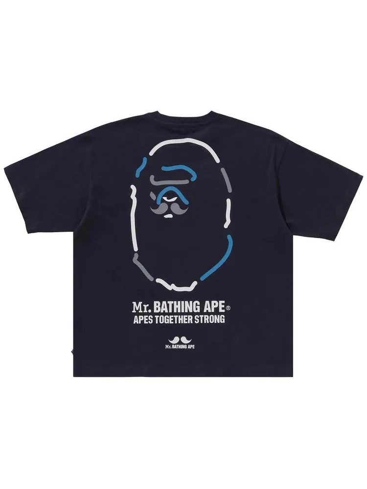 Футболка BAPE 93 Tee — изображение 2 из 2, темно-синий
