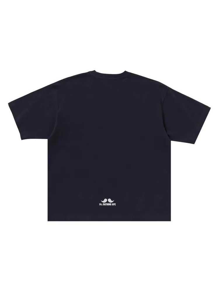 Футболка BAPE Ape Head Tee — изображение 2 из 2, темно-синий