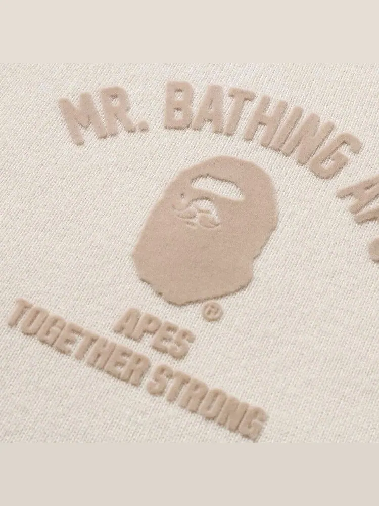Худи BAPE College Pullover Hoodie — изображение 3 из 3, белый
