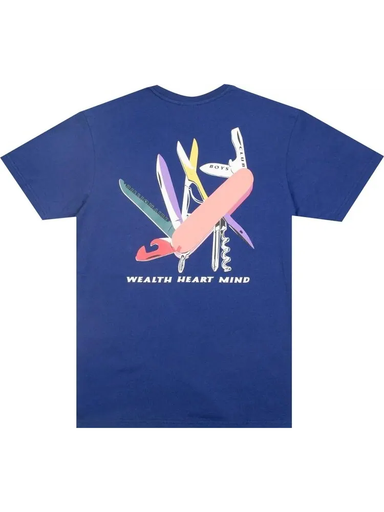 Футболка Billionaire Boys Club Tools Knit Tee 'Blue/Purple' — изображение 2 из 2, синий