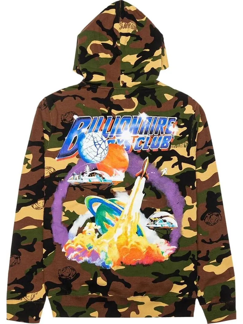 Худи Billionaire Boys Club BB Crafts Hoodie 'Cocoon' — изображение 2 из 3, зеленый