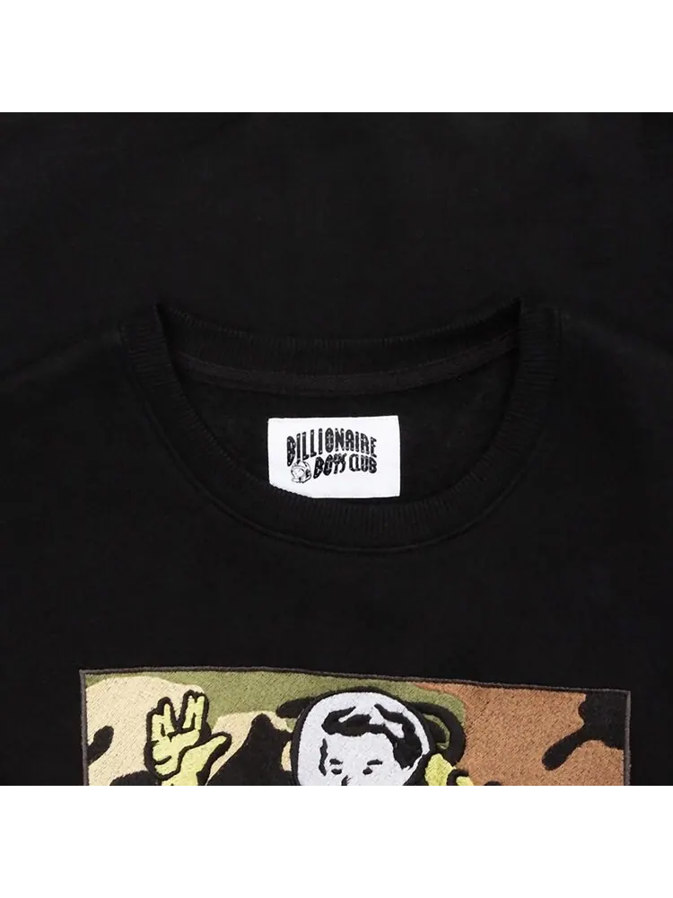 Толстовка Billionaire Boys Club BB Astro Camo Crew 'Black' — изображение 3 из 3, черный
