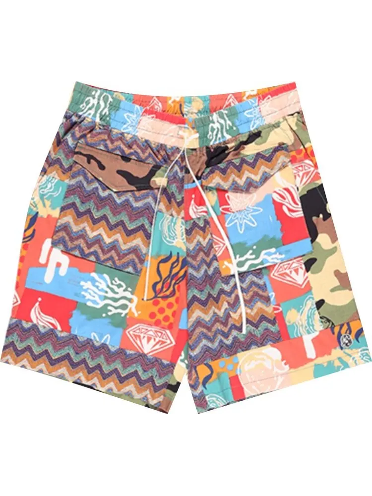 Шорты Billionaire Boys Club Shark Shorts 'Blue/Pink/Mixed' — изображение 1 из 2, синий
